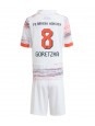 Bayern Munich Leon Goretzka #8 Replika Borta Kläder Barn 2025-26 Kortärmad (+ byxor)